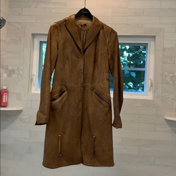Leather coat - Picture 3 of 8